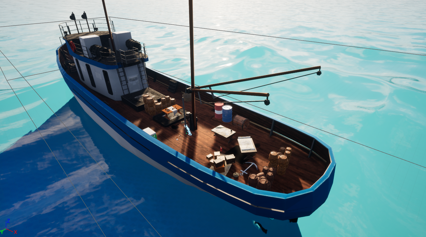 VR Training Environment  - Commercial Fishing Vessel